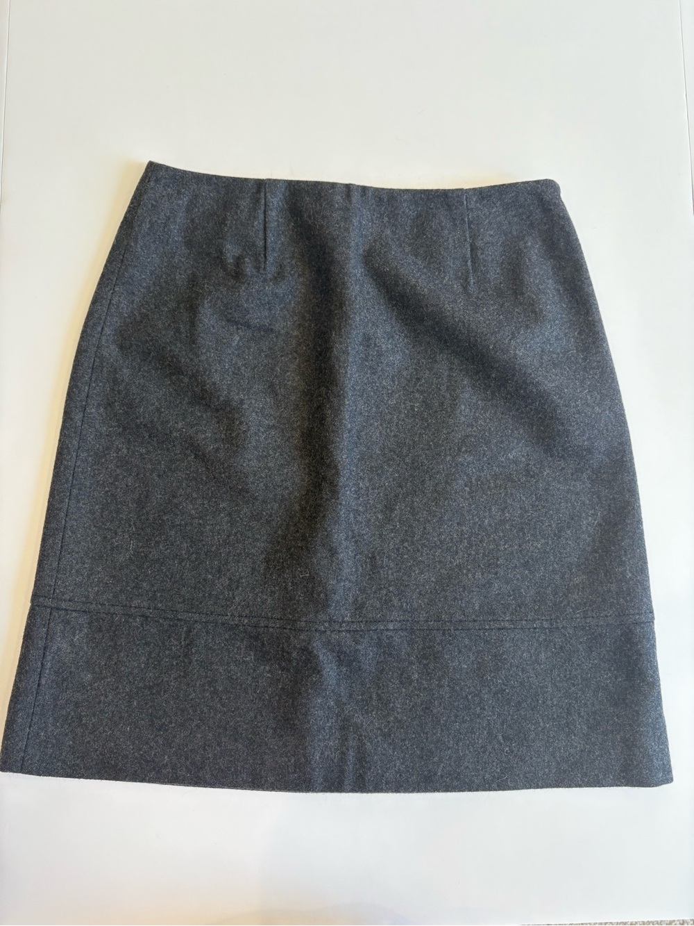 J.Crew Dark Gray Wool-Blend Pencil Skirt 6